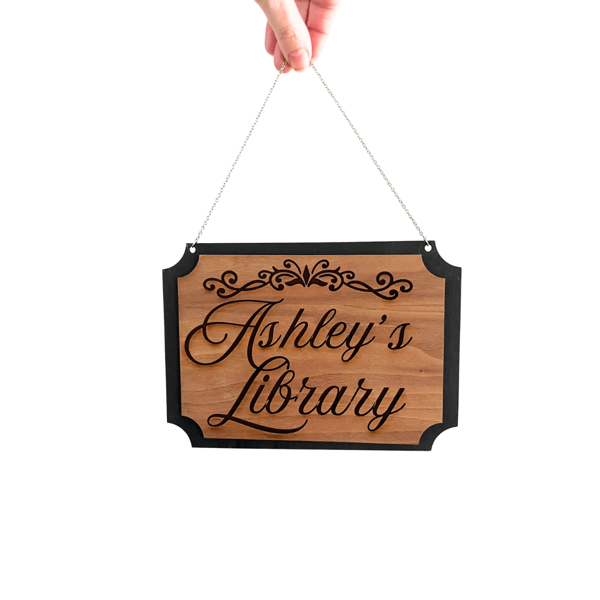Hobbies Book Library Sign Custom Library Sign (8X6) – Heatwave Books