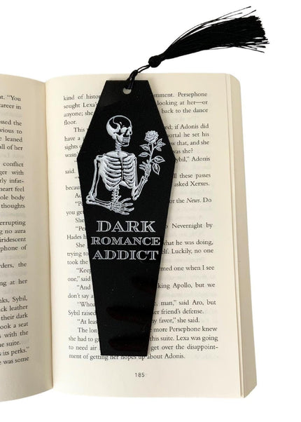 Dark Romance Addict Coffin Bookmark - Heatwave Books