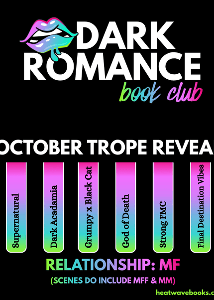 Dark Romance Book Club Subscription (Opens 9/1) - Heatwave Books