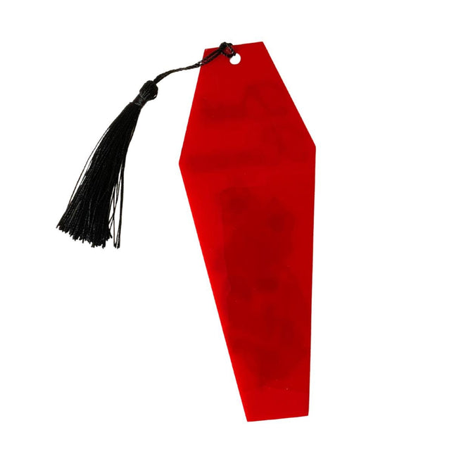 Dark Romance Coffin Bookmark with Black Tassel - Heatwave Books