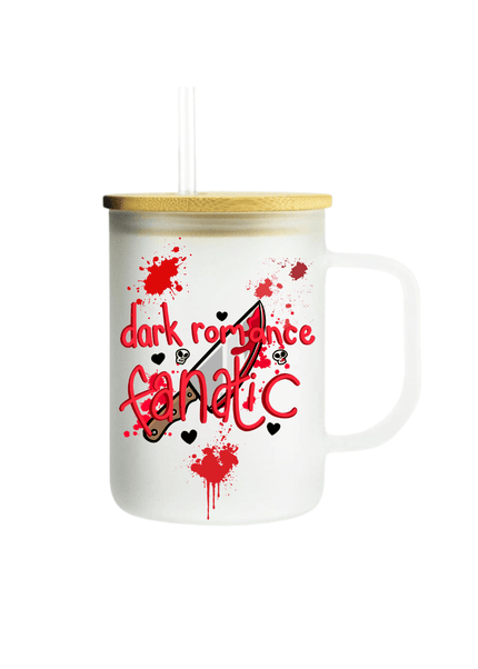 Dark Romance Fanatic Frosted Glass Mug - Heatwave Books