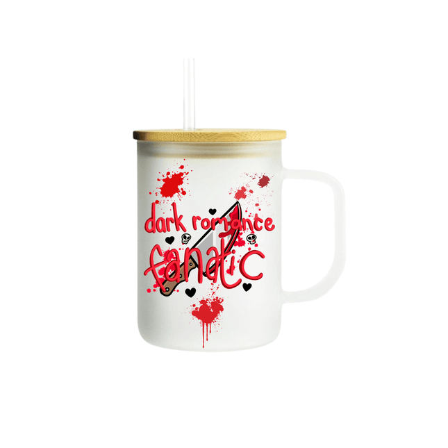 Dark Romance Fanatic Frosted Glass Mug - Heatwave Books