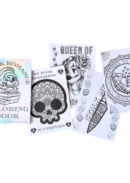 Dark Romance Mini Coloring Book - Heatwave Books