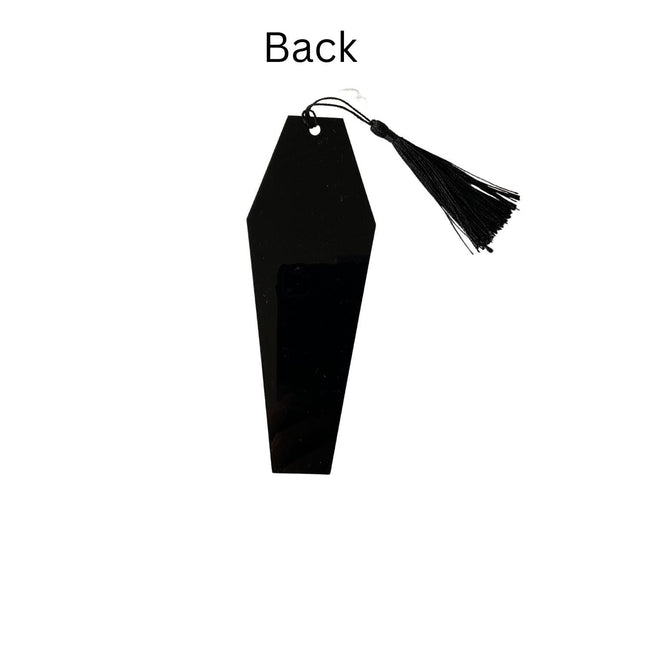 Don't Ask Coffin Acrylic Bookmark with Black Tassel - Heatwave Books