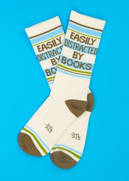 Easily Distracted by Books Socks - Heatwave Books