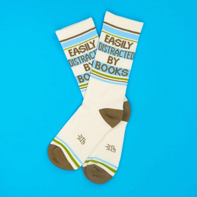 Easily Distracted by Books Socks - Heatwave Books
