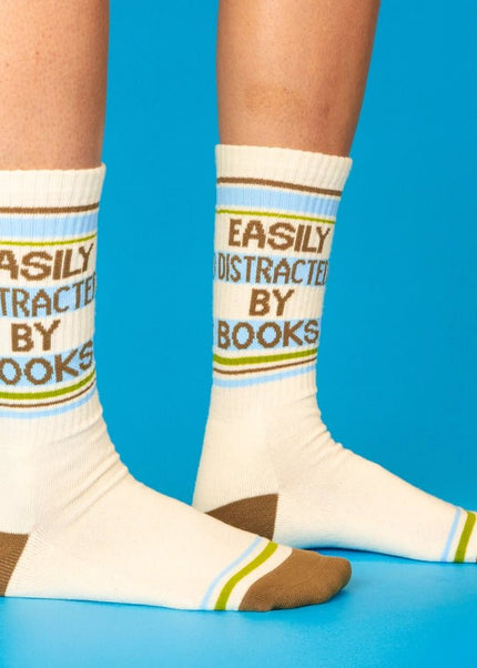 Easily Distracted by Books Socks - Heatwave Books