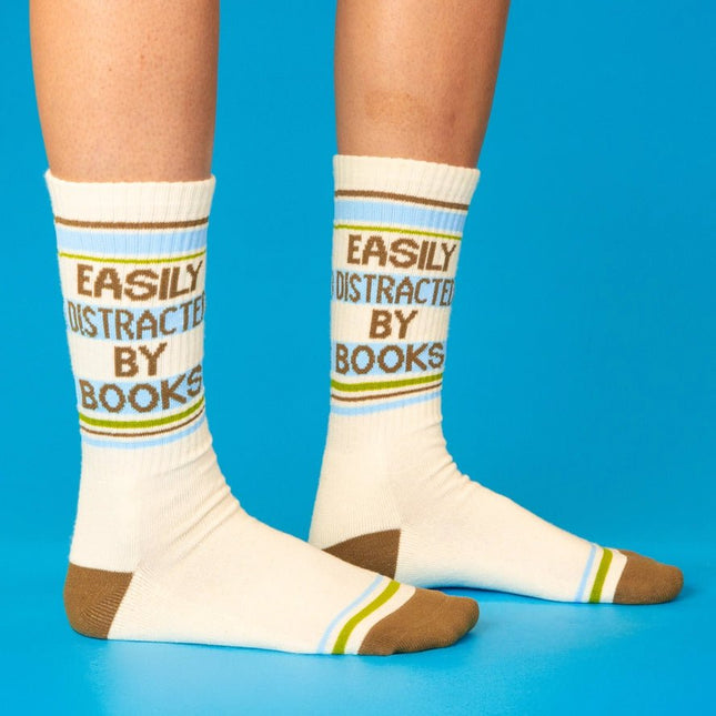 Easily Distracted by Books Socks - Heatwave Books