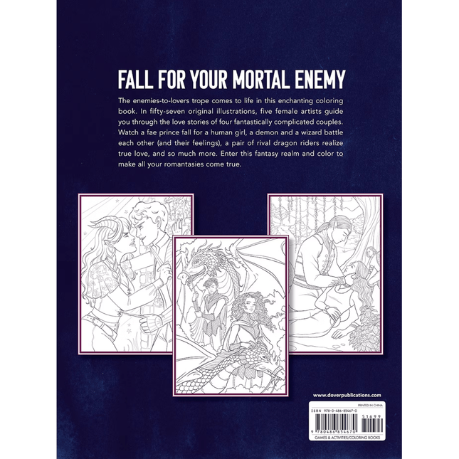 Enemies to Lovers: A Romantasy Coloring Book - Heatwave Books