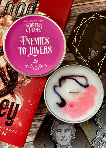 Enemies to Lovers Candle - Heatwave Books