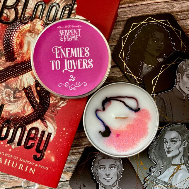 Enemies to Lovers Candle - Heatwave Books
