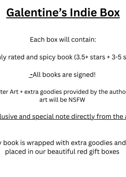 Exclusive Indie Galentine's Box - Heatwave Books
