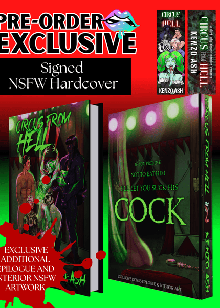 Exclusive PRE-ORDER Circus From Hell Special Edition NSFW Hardcover (Order by 10/15) - Heatwave Books