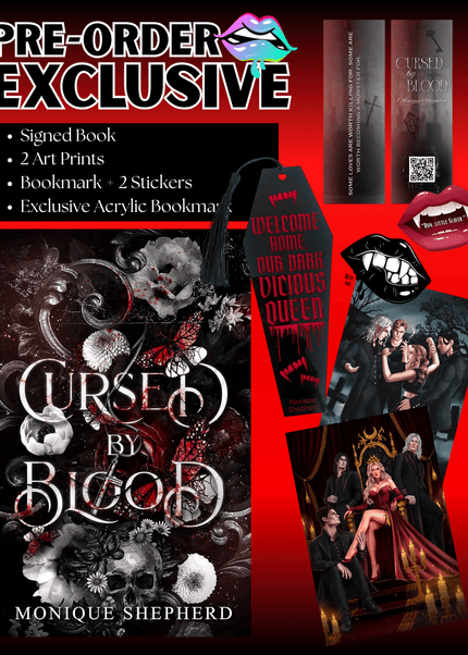 Exclusive PRE-ORDER Cursed By Blood (Order by 9/15) - Heatwave Books