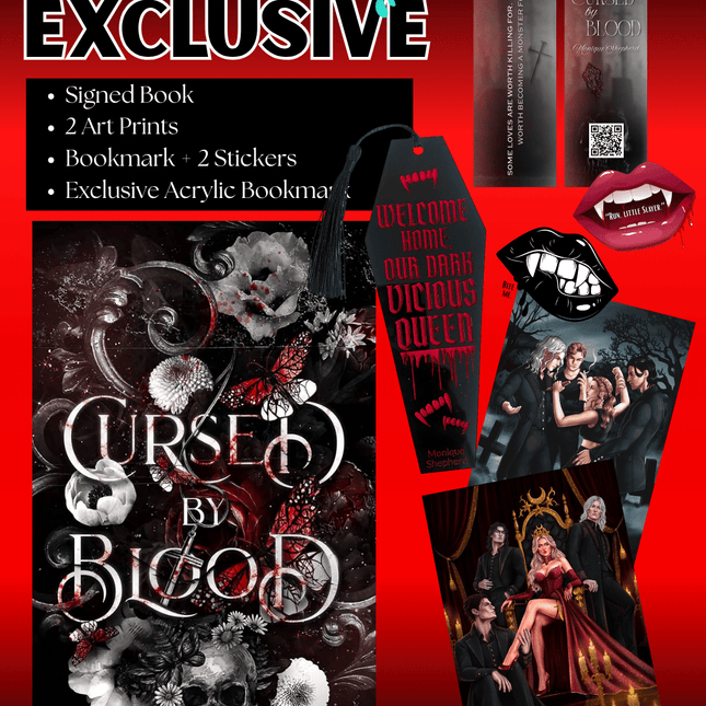 Exclusive PRE-ORDER Cursed By Blood (Order by 9/15) - Heatwave Books