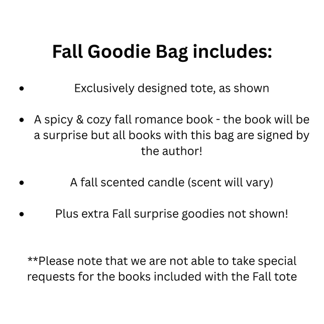 Fall Goodie Bag - Heatwave Books