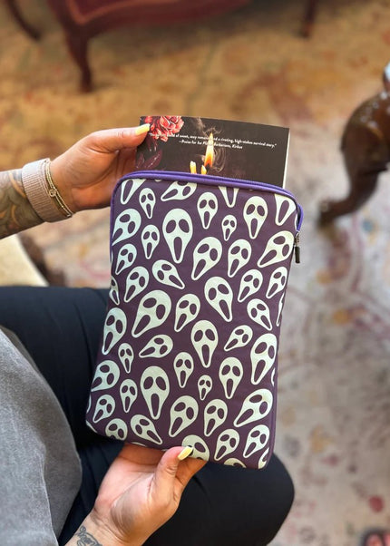 Ghost Mask Book Sleeve - Book Beau
