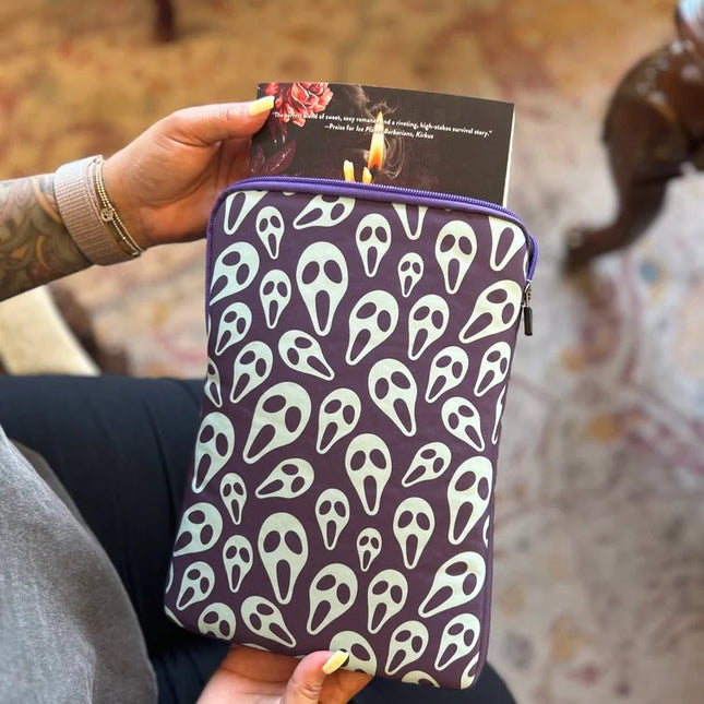 Ghost Mask Book Sleeve - Book Beau