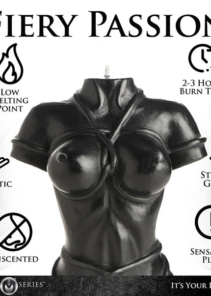 Goddess Black Drip Candle - Heatwave Books