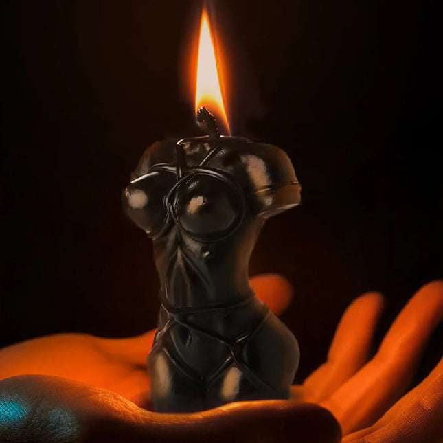 Goddess Black Drip Candle - Heatwave Books