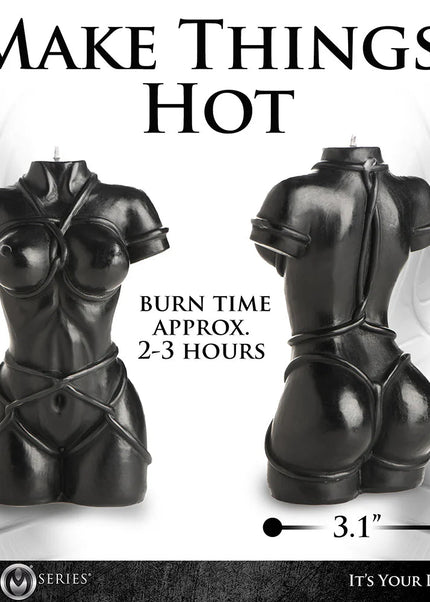 Goddess Black Drip Candle - Heatwave Books