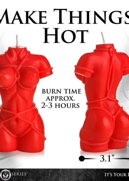 Goddess Red Drip Candle - Heatwave Books