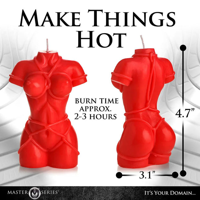 Goddess Red Drip Candle - Heatwave Books