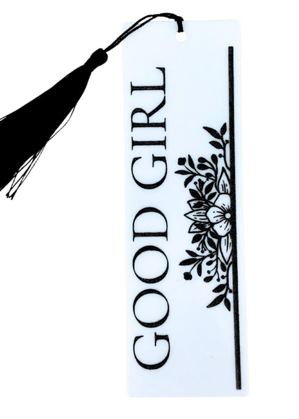 Good Girl Bookmark with Black Tassel - Heatwave Books