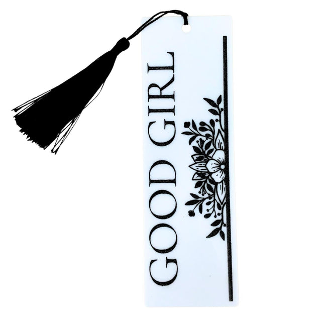 Good Girl Bookmark with Black Tassel - Heatwave Books