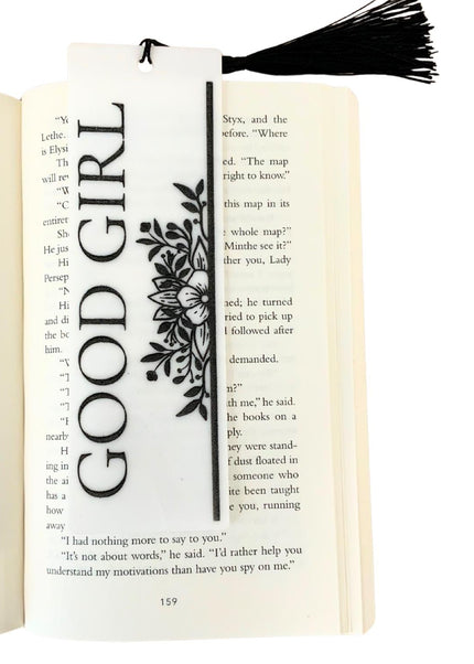 Good Girl Bookmark with Black Tassel - Heatwave Books
