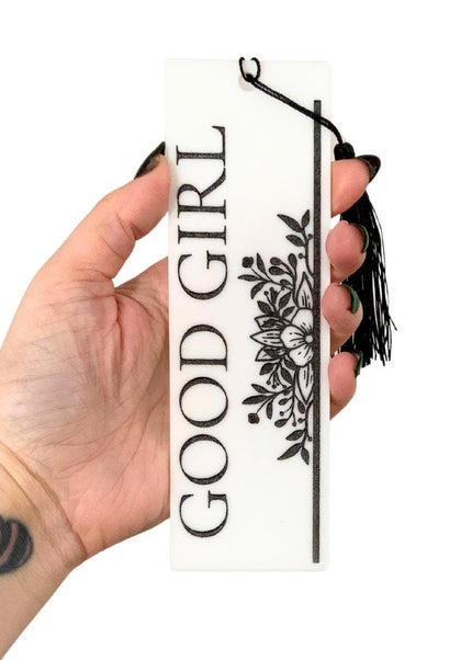Good Girl Bookmark with Black Tassel - Heatwave Books