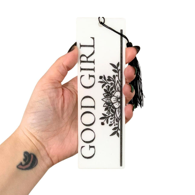 Good Girl Bookmark with Black Tassel - Heatwave Books