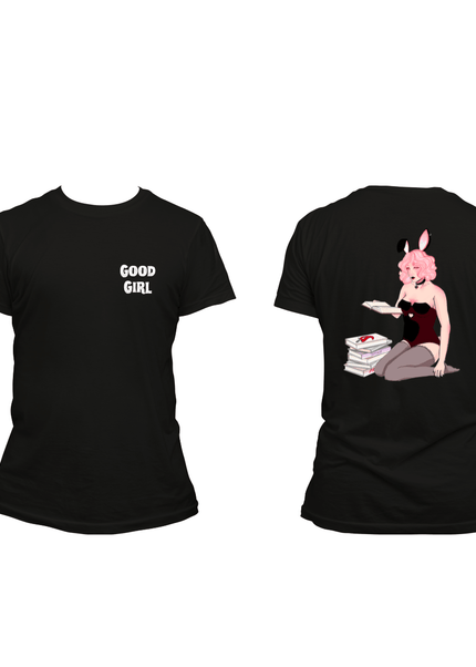 Good Girl Dark Bunny T-Shirt - Heatwave Books