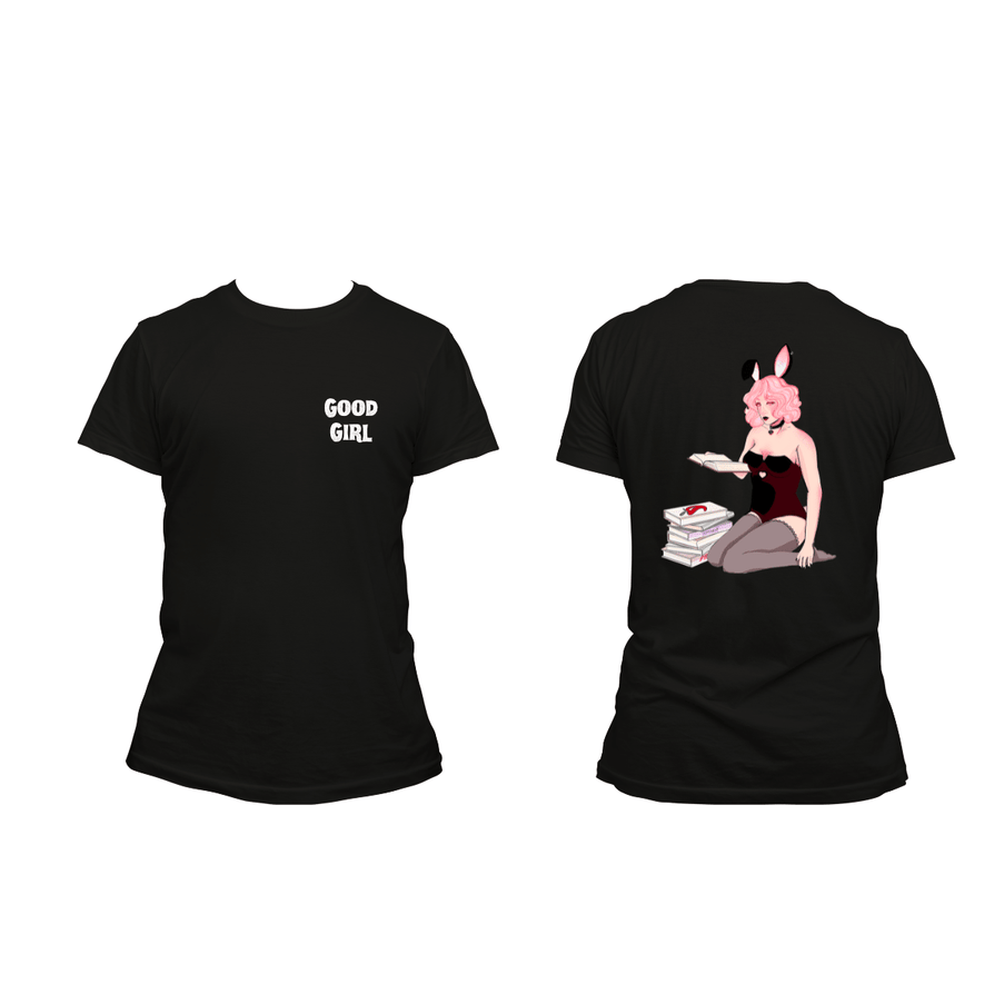 Good Girl Dark Bunny T-Shirt - Heatwave Books