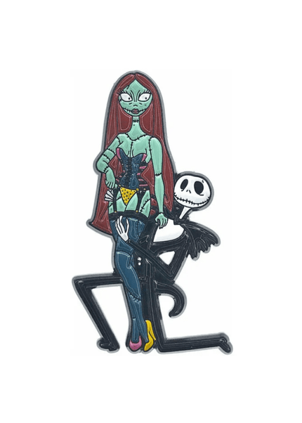 Halloween Queen and King Enamel Pin - Geeky and Kinky