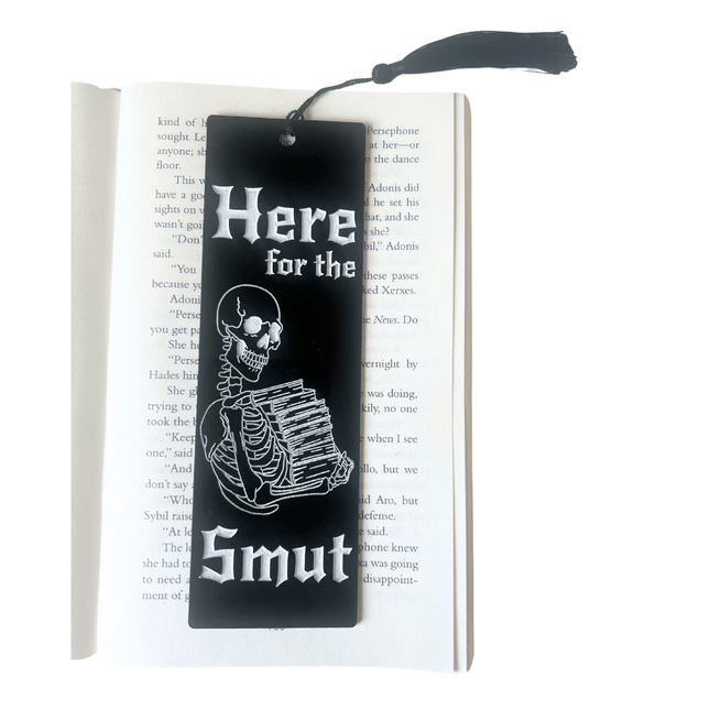 Here for the Smut Bookmark - Heatwave Books