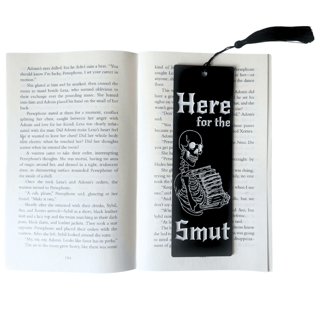 Here for the Smut Bookmark - Heatwave Books
