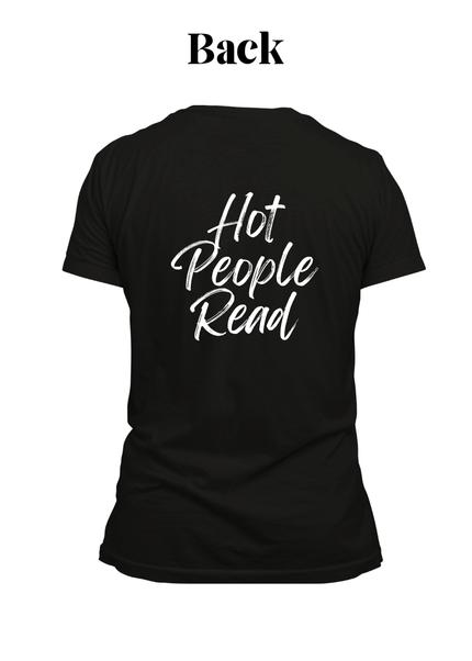 Hot People Read with Books T-Shirt - Heatwave Books
