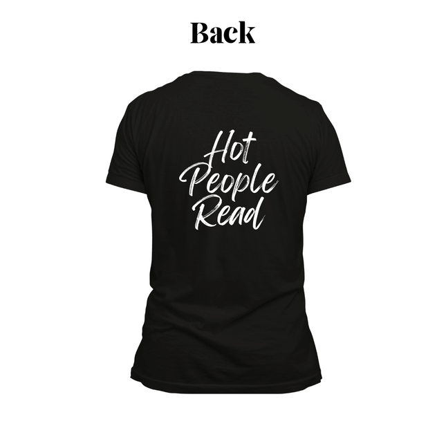 Hot People Read with Books T-Shirt - Heatwave Books