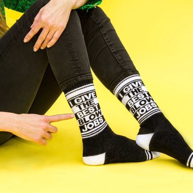 I Give the Best Blowjobs Socks - Heatwave Books