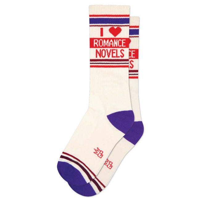 I Heart Romance Novels Socks - Heatwave Books