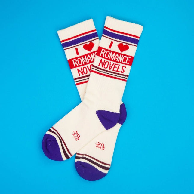 I Heart Romance Novels Socks - Heatwave Books