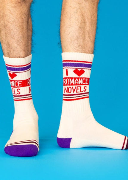 I Heart Romance Novels Socks - Heatwave Books