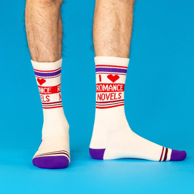 I Heart Romance Novels Socks - Heatwave Books