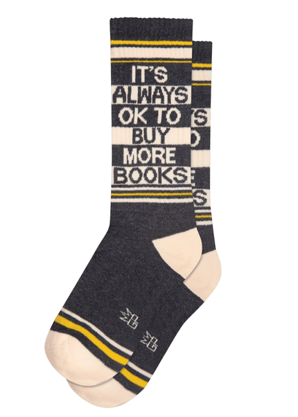 It's Always Ok to Buy More Books Socks - Heatwave Books