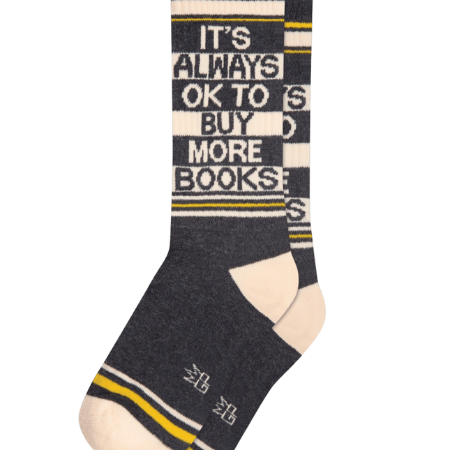 It's Always Ok to Buy More Books Socks - Heatwave Books