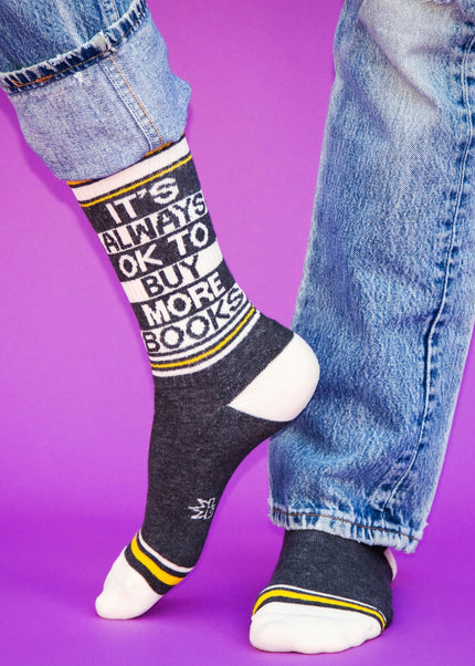 It's Always Ok to Buy More Books Socks - Heatwave Books