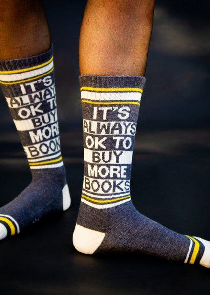 It's Always Ok to Buy More Books Socks - Heatwave Books