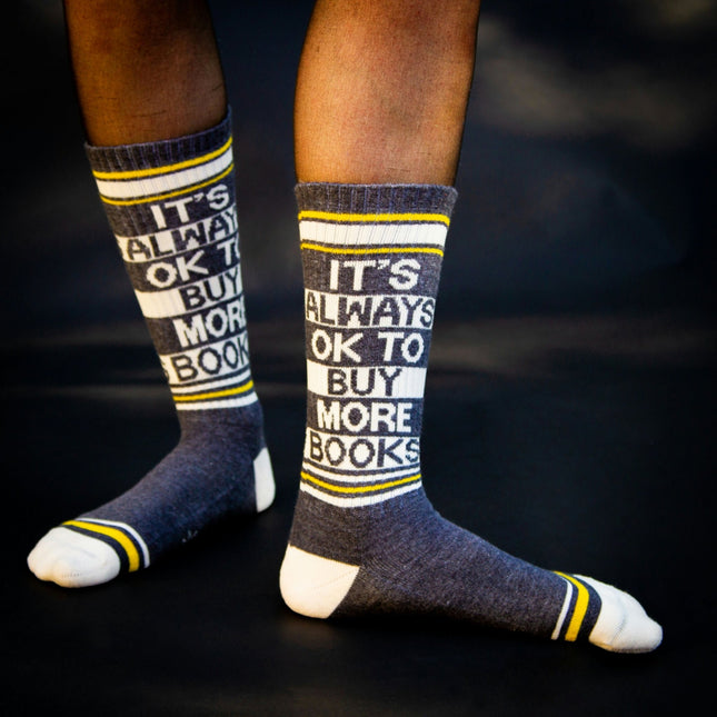 It's Always Ok to Buy More Books Socks - Heatwave Books