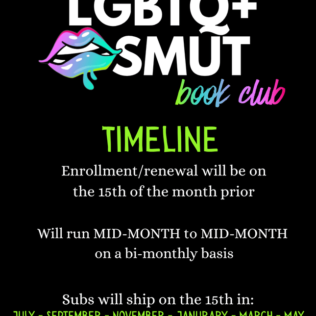 LGBTQ+ Smut Book Club Subscription (Enrollment Opens 6/15) - Heatwave Books